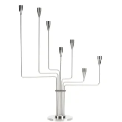 Piet Hein - Karlsvognen MAXI lysestage , H. 130 cm. Rustfrit stål