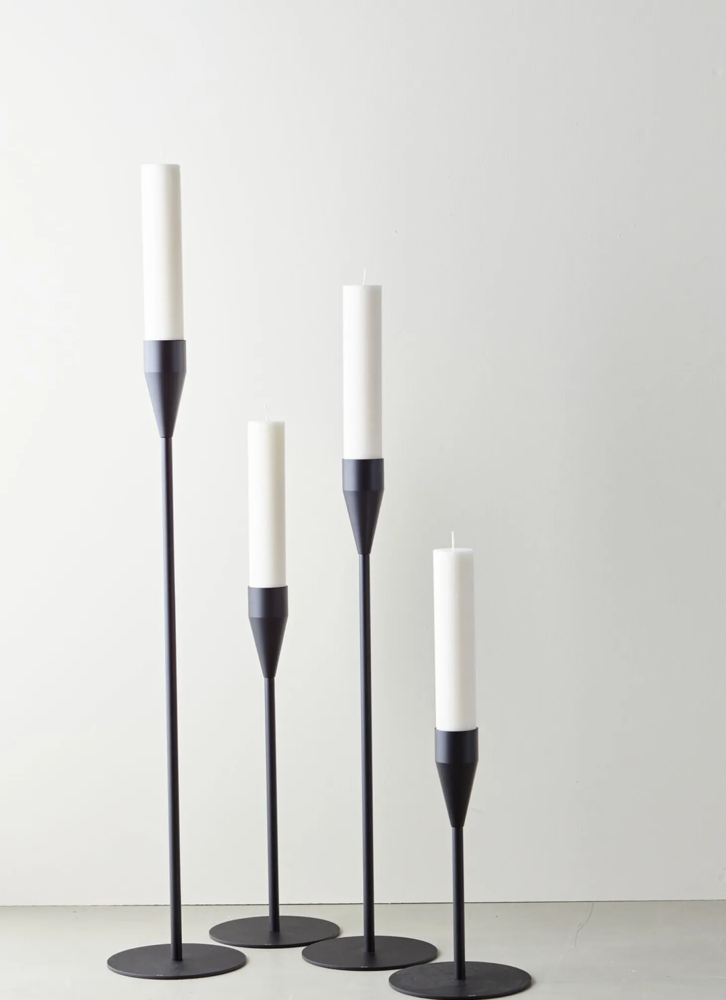 Piet Hein - Lysestage Jupiter MAXI 650 mm - SORT