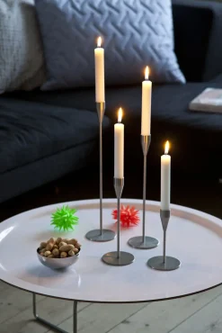 Piet Hein - Mars lysestage 14 cm. Rustfrit stål