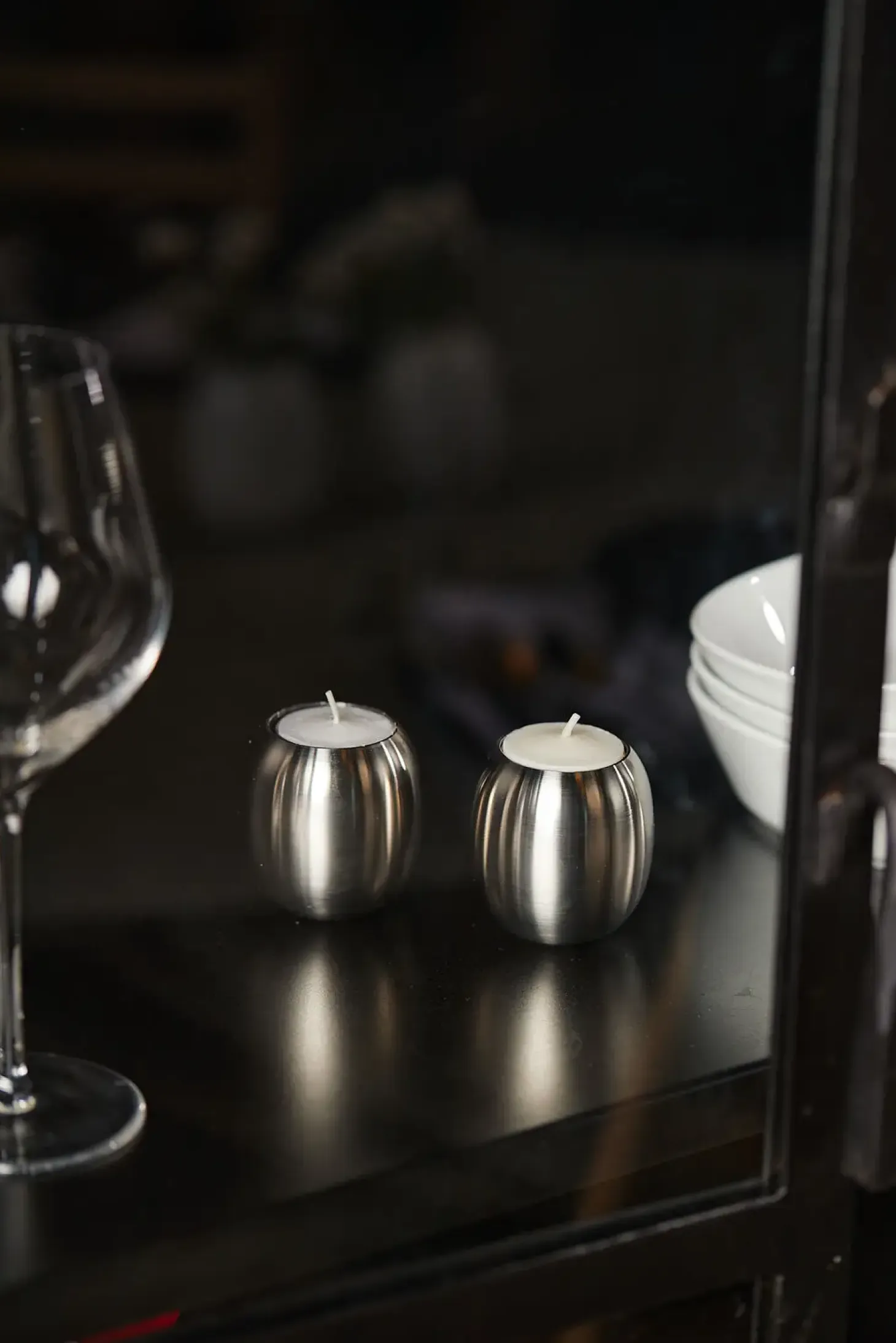 Piet Hein - Multi lysestage - til fyrfadslys og 20 mm lys. Rustfrit stål