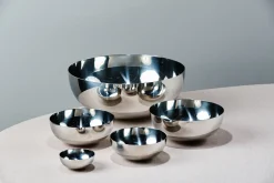 Piet Hein - Skål dia. 15,5 cm. Rustfrit stål - blank