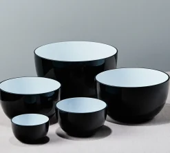 Piet Hein - Skål glas 26 cm - SORT