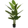 Present time - Artificial plant Canna green
