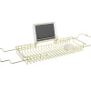 Present time - Bath tub caddy iron gold plated