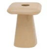 Present time - Candle holder Roca small soft brown
