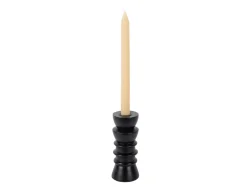 Present time - Candle holder Modelar Small mango wood black