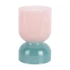 Present time - Candle holder Variado Colores soft pink w. misty blue