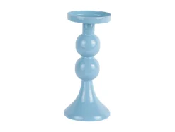 Present time - Candle holder Funky medium soft blue