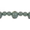 Present time - Candle holder Bubbles straight enamel jungle green