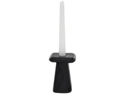 Present time - Candle holder Roca medium black