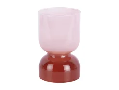 Present time - Candle holder Variado Colores soft pink w. red ochre