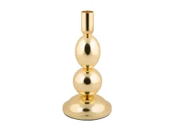 Present time - Candle holder Dazzle medium gold plated