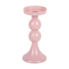 Present time - Candle holder Funky medium soft pink