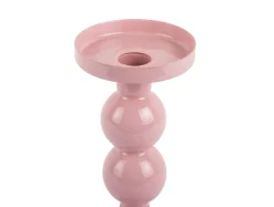 Present time - Candle holder Funky medium soft pink