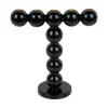 Present time - Candle holder Bubbles high enamel black