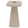 Present time - Candle holder Roca large warm grey