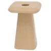 Present time - Candle holder Roca medium soft brown