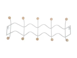 Present time - Coat rack Double Zig Zag white