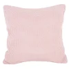 Present time - Cushion Honeycomb knitted cotton soft pink