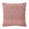 Present time - Cushion Tierno furry faded pink