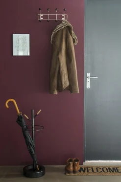 Present time - Doormat Welcome black coir