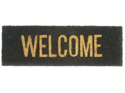 Present time - Doormat Welcome gold coir