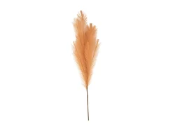 Present time - Faux Feather large burned orange