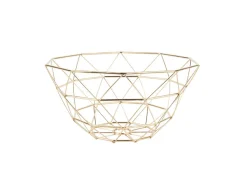 Present time - Fruit Basket Diamond Cut iron gold plated