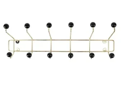 Present time - Hat rack Saturnus XL gold w. black balls