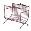 Present time - Magazine rack Riqueza burgundy red