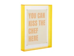 Present time - Photo frame Gayo Large acrylic bright yellow