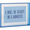 Present time - Photo frame Gayo Medium acrylic dark blue