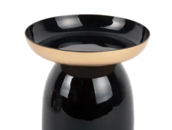 Present time - Pillar candle holder Mila small iron enamel black
