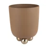 Present time - Plant pot Estilo medium mocha brown