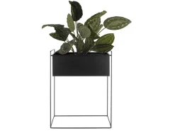 Present time - Plant pot set Essence straight iron black