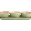 Present time - Snack set Puro bamboo soft green