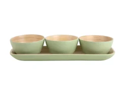 Present time - Snack set Puro bamboo soft green