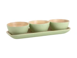 Present time - Snack set Puro bamboo soft green