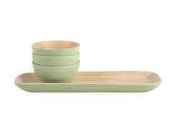 Present time - Snack set Puro bamboo soft green