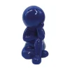 Present time - Statue Amigo Dreaming medium cobalt blue