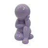 Present time - Statue Amigo Dreaming medium soft purple