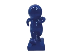 Present time - Statue Amigo Walking Medium cobalt blue