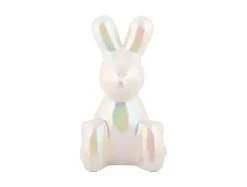 Present time - Statue Balloon Bunny ceramic white plated