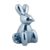 Present time - Statue Balloon Bunny large ceramic dark blue plated