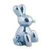 Present time - Statue Balloon Bunny ceramic dark blue plated
