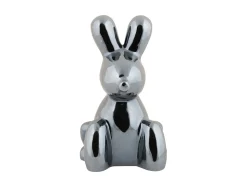Present time - Statue Balloon Bunny ceramic black plated