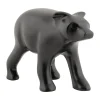 Present time - Statue Bear metal matt black