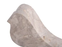 Present time - Statue Bird small marble brown