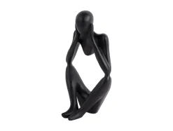 Present time - Statue Dreaming polyresin black