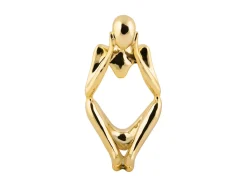 Present time - Statue Dreaming polyresin gold plated